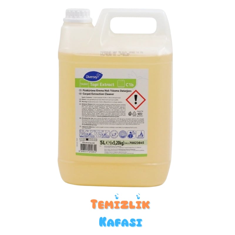 Diversey Taski Tapi Extract C1b Halı Yıkama Deterjanı 5 L