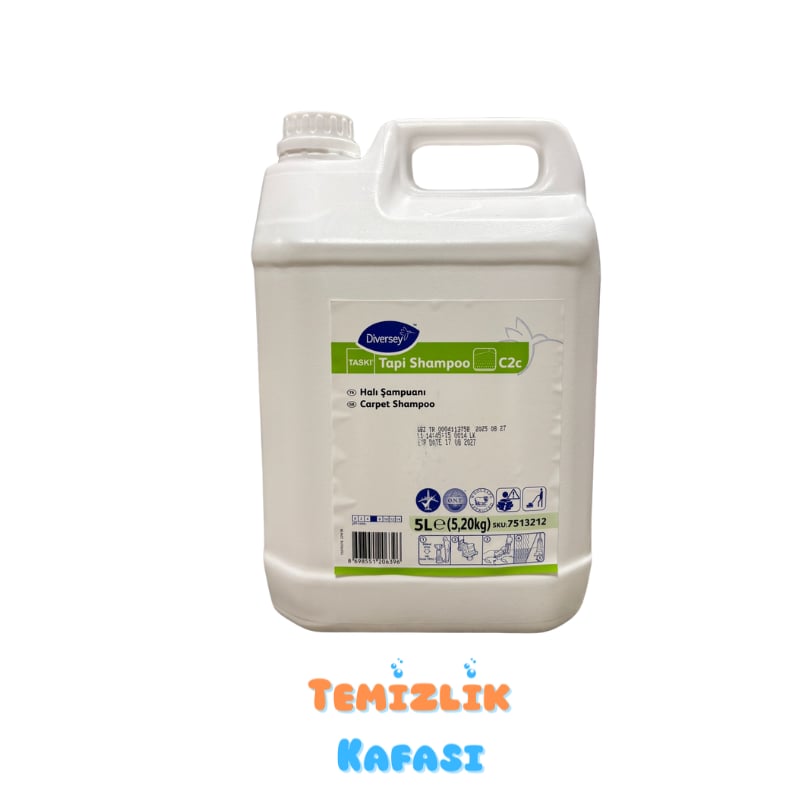 Diversey Taski Tapi Shampoo C2c 5 L – Profesyonel Halı Şampuanı