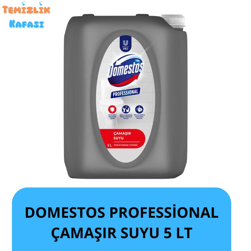 Domestos Professional Yoğun Kıvamlı Çamaşır Suyu 5 Lt - Maksimum Hijyen