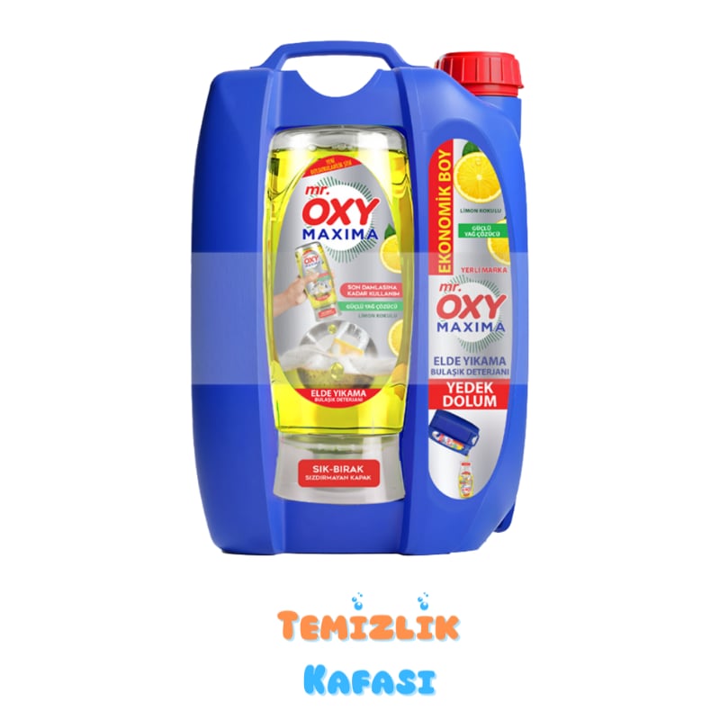 Mr. Oxy Maxima Yedek Dolum Şişeli Bidon Limon Kokulu (3500 + 500ml)
