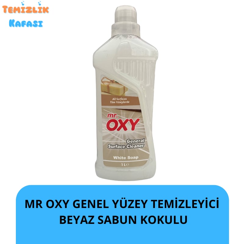 Mr. Oxy Genel Yüzey Temizleyici – Beyaz Sabun 1 L