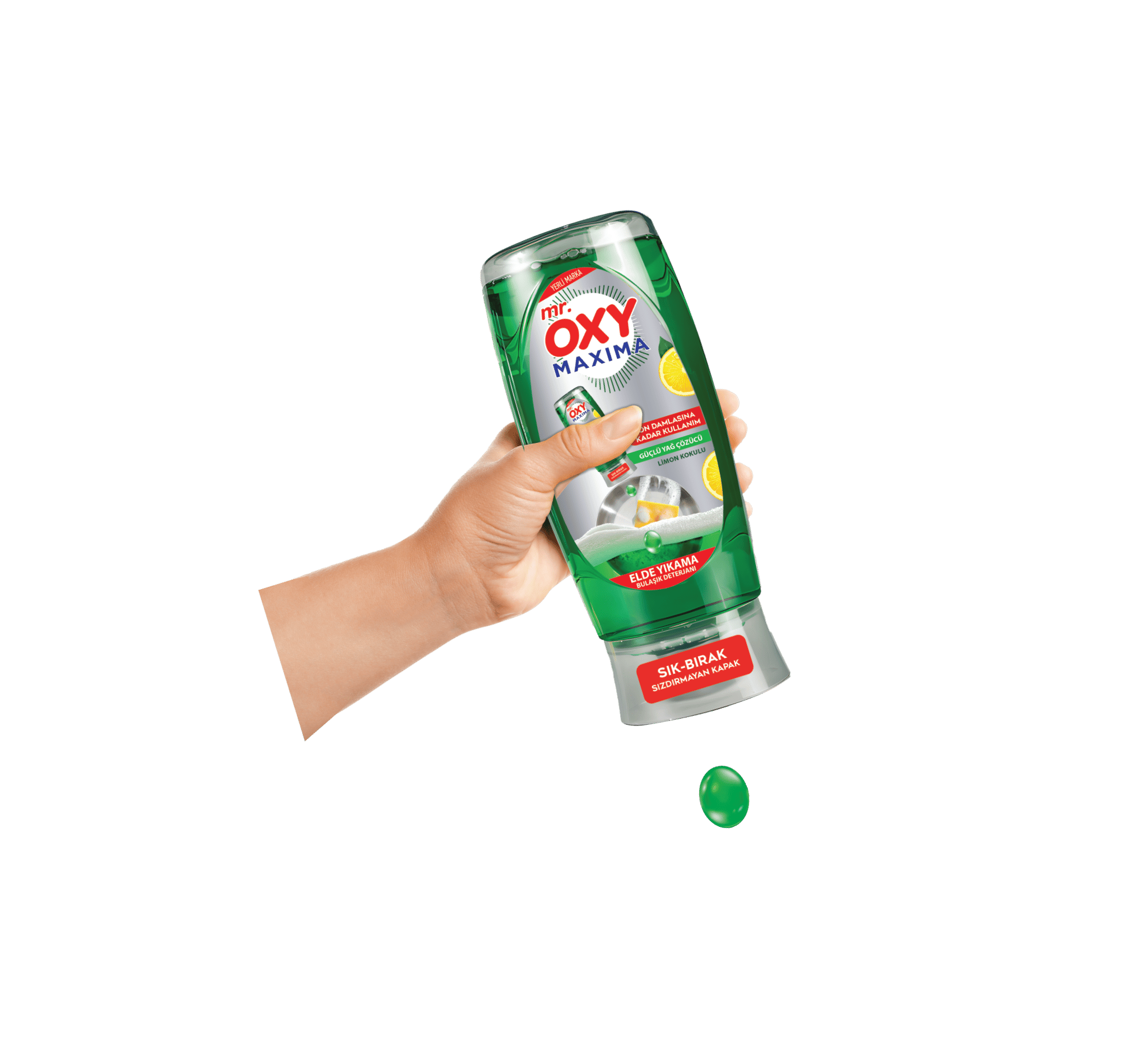 Mr. Oxy Maxima Elde Yıkama Bulaşık Deterjanı Limon Kokulu 500 Ml
