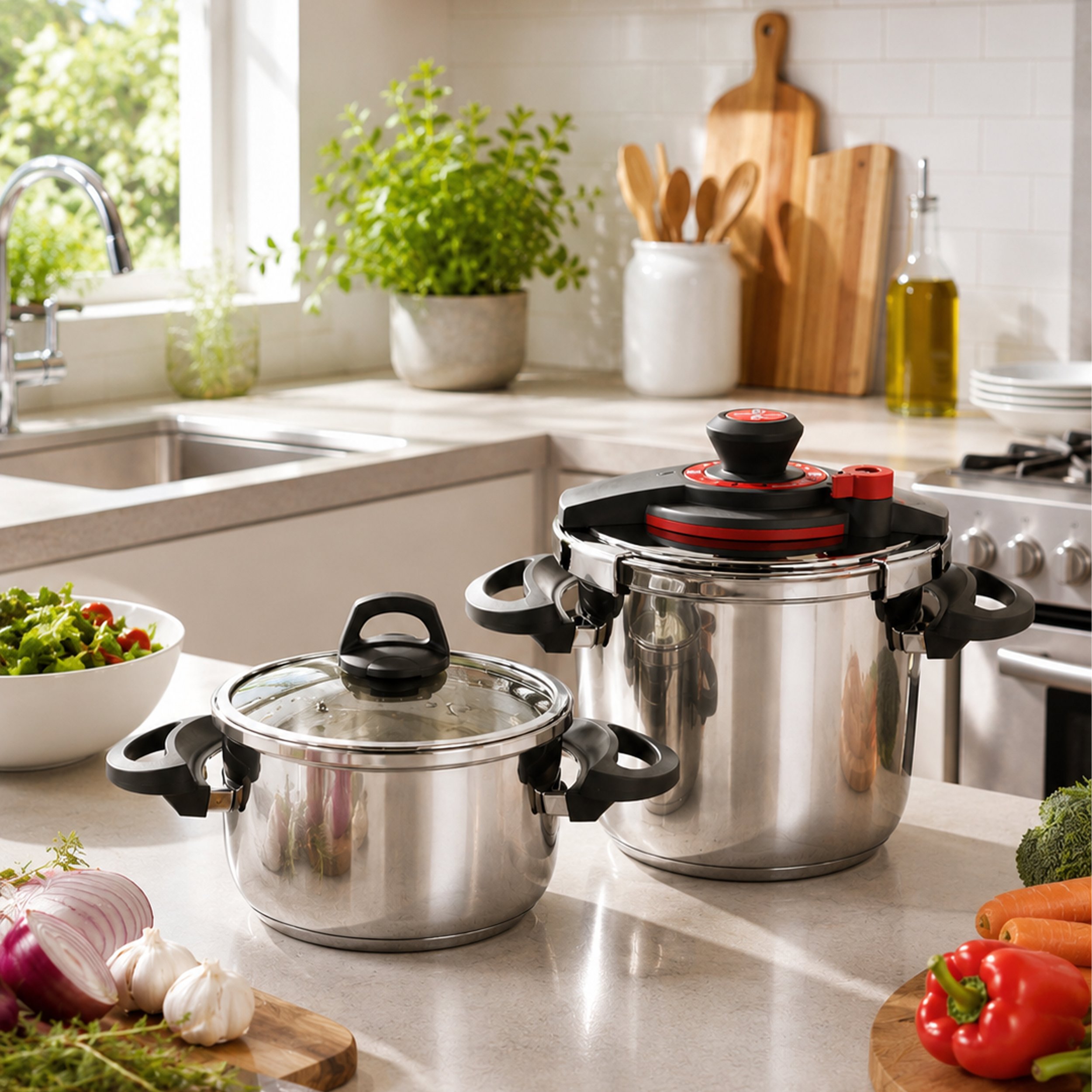 Cook fest 4+7 Litre Düdüklü Tencere Set