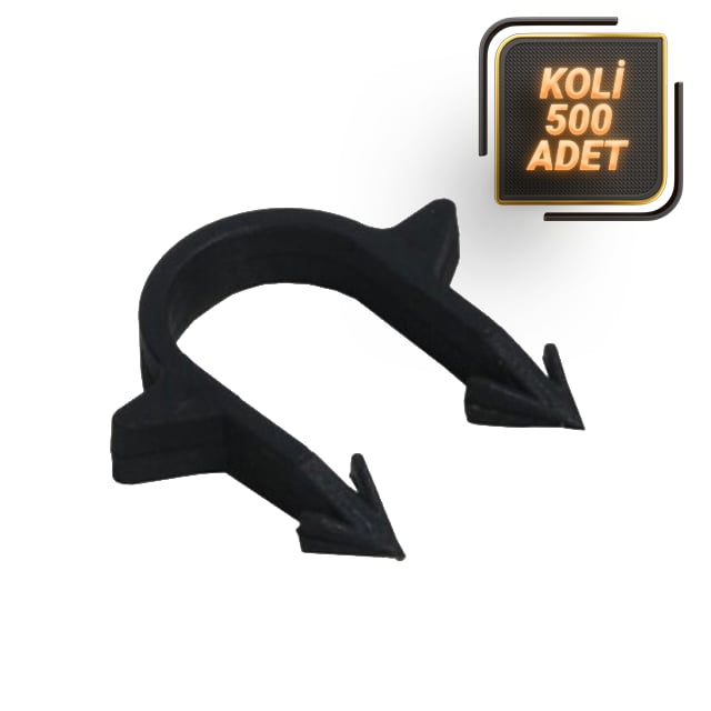 BORU TUTUCU- U KLİPS  (POŞET=500 ADET)