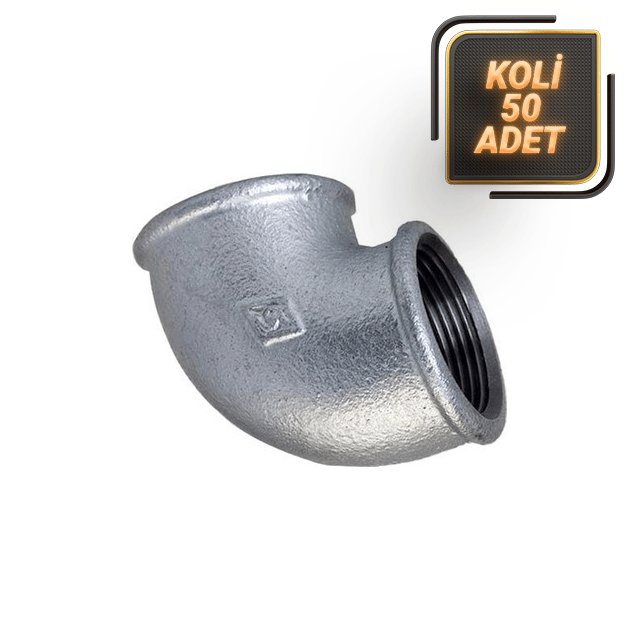 DİŞLİ GALVANİZ DİRSEK 1