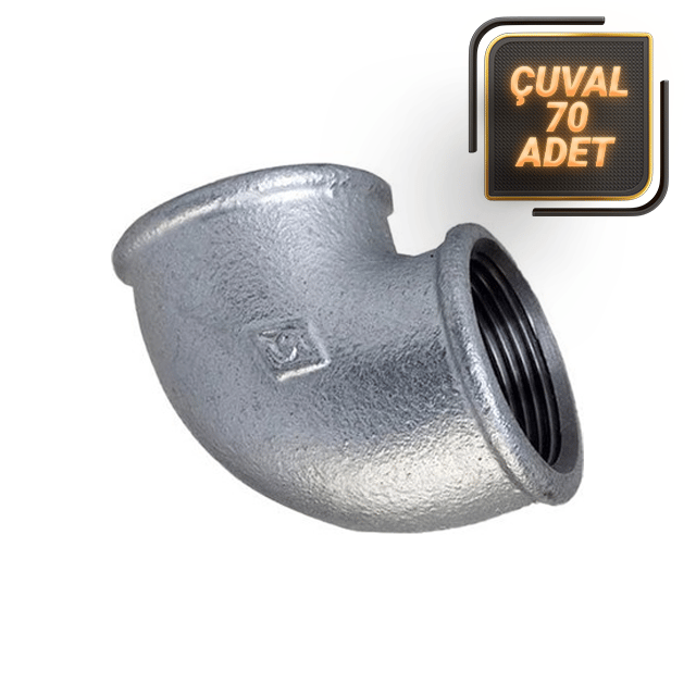 DİŞLİ GALVANİZ DİRSEK 3/4