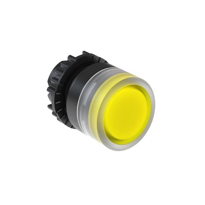 CSW-BFI3-10000000-FE26-3VF Işıklı Yaylı Buton 1NA 24DC / AC LED Sarı