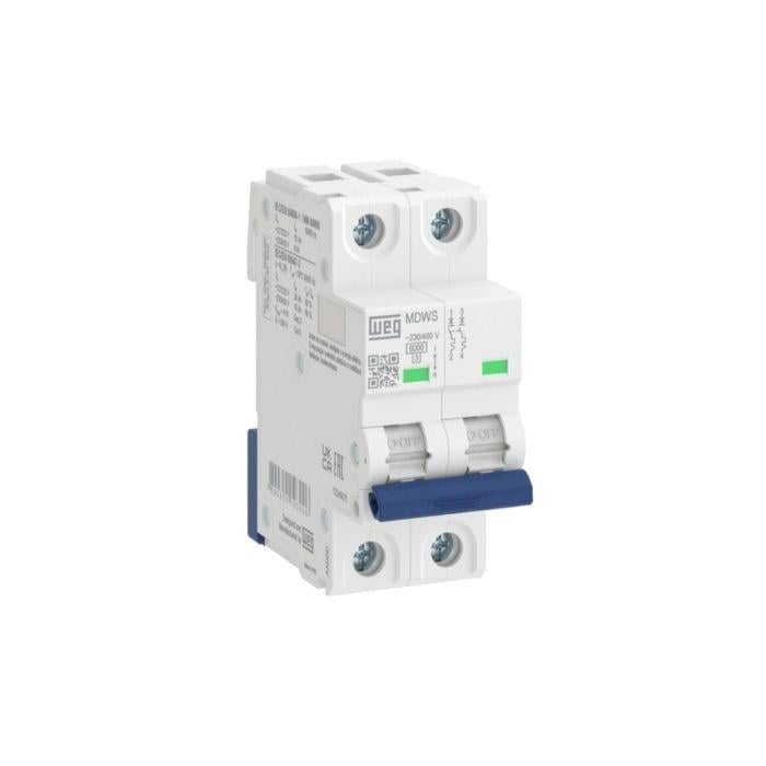 MDWS-C6-2 2P, 6A, C Eğrisi, 6kA Otomatik Sigorta