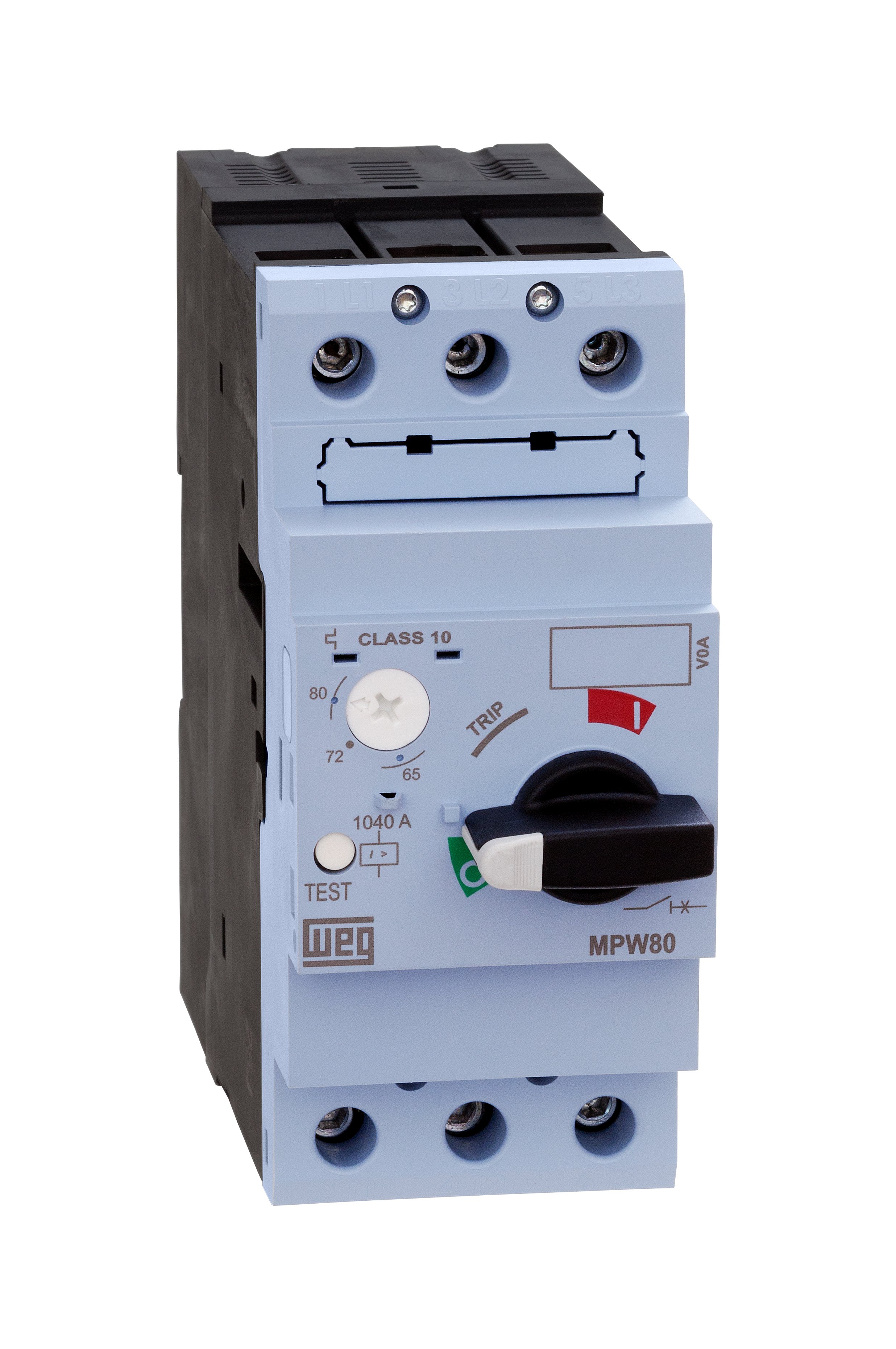 MPW80-3-U040 18,5kW, 32…40A, 65kA, 80A Anma Akımı, Motor Koruma Şalteri