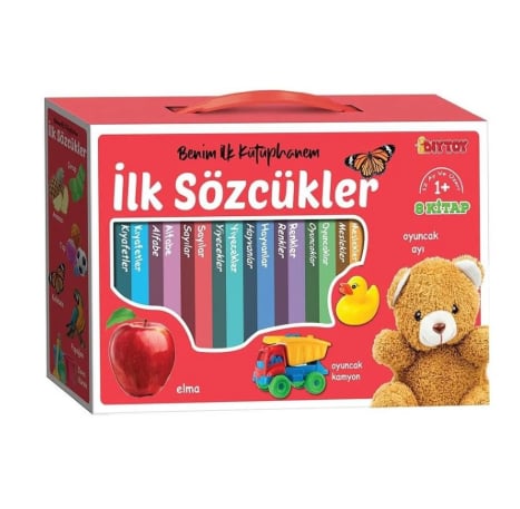   İlk Kütüphanem-İlk Sözcükler 8'Li Mini Kitap Seti