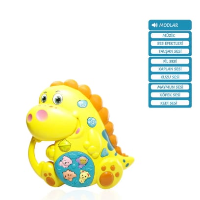  IŞIKLI VE MÜZİKLİ DİNAZOR BEBEK