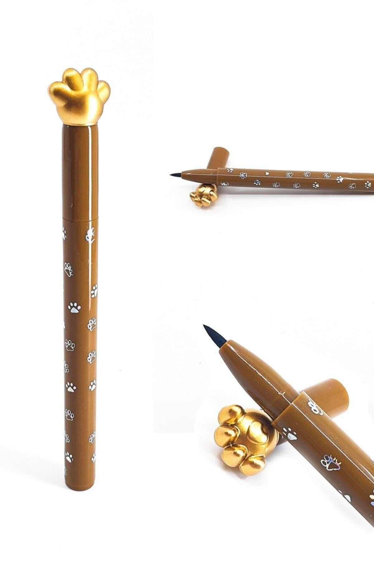 Kedi Patili Siyah Waterproof Pen Eyeliner