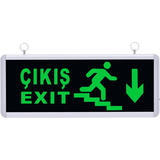 SG-156 EXIT-ÇIKIŞ YÖNL ARMATÜRÜ MERDİVENLİ AŞAĞI YÖN