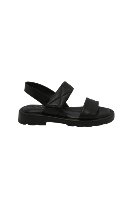 Let's Walk MELLOW KADIN TEK BANTLI SANDALET SİYAH