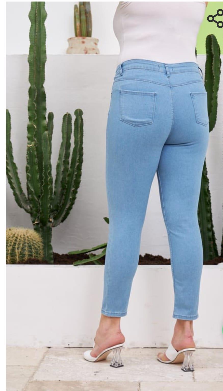 AÇIK MAVİ LİKRALI JEAN