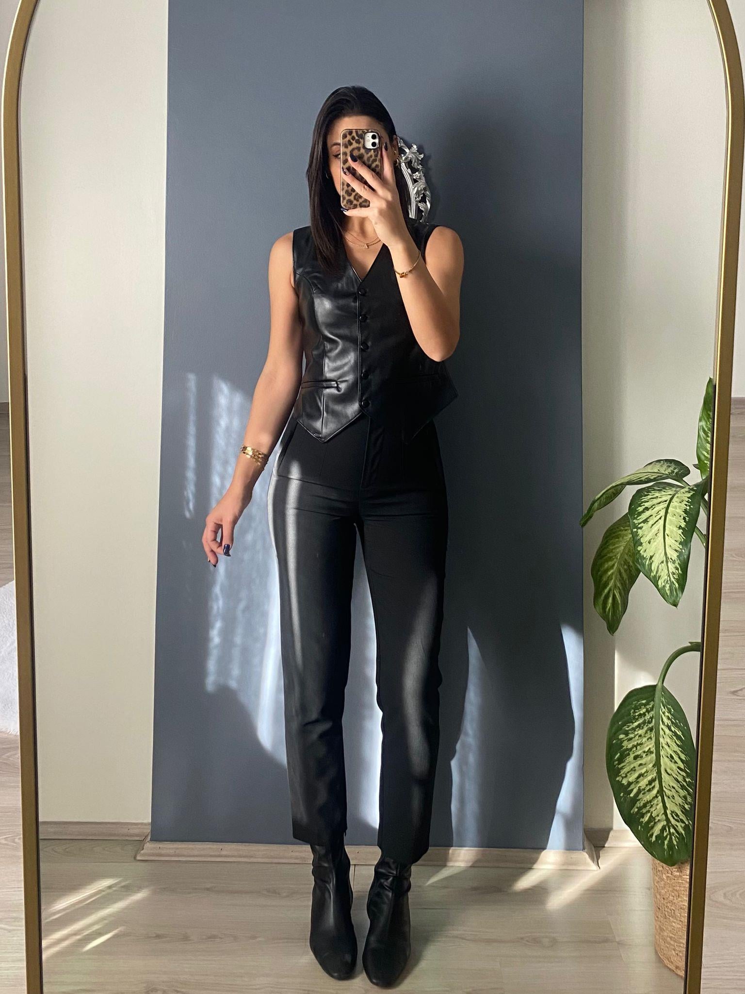 SİYAH KUMAŞ PANTALON