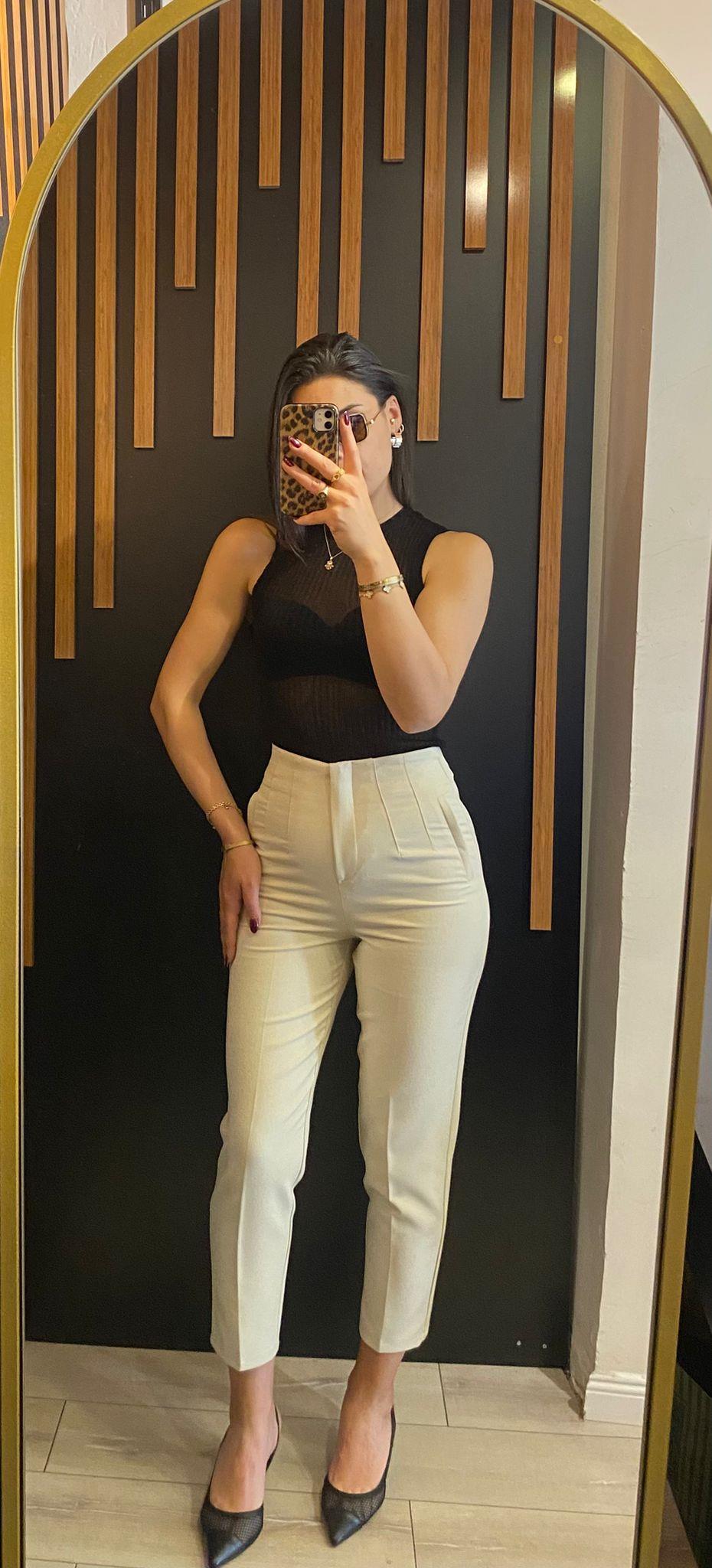 ZARA MODEL KUMAŞ PANTALON