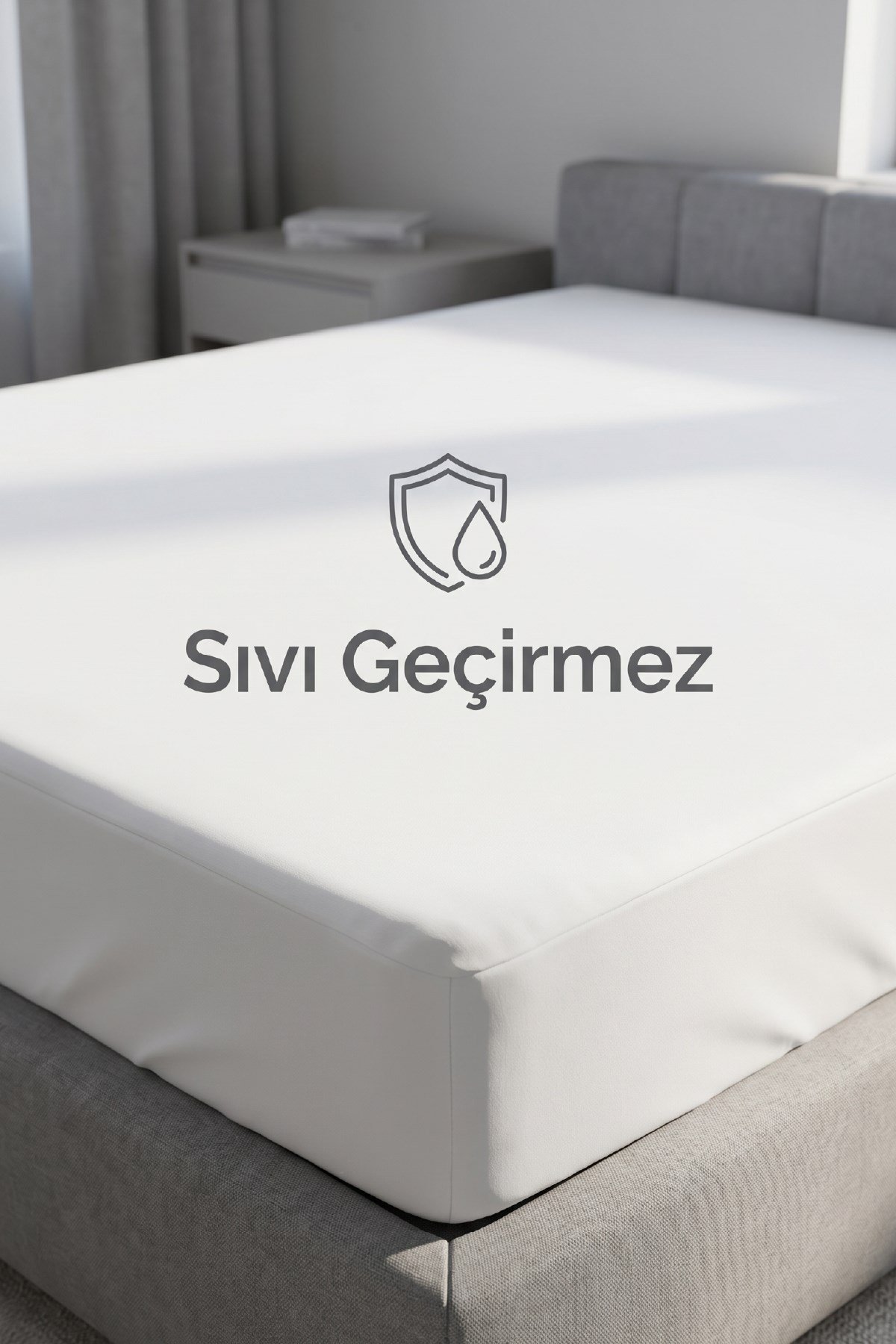 Cennet Yatak CottonSafe Tek Kişilik Sıvı Geçirmez Alez Full Kenar Lastikli Pamuk Yüzey Terletmez
