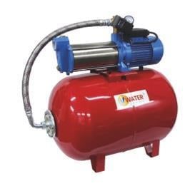 WATER SOUND YMP6-80 AUTO/100H 2.5 HP 220V 100 LT YATIK BASINÇ TANKLI YATIK SS304 KROM MİLLİ ÇOK KADEMELİ POMPALI PAKET HİDROFORLAR