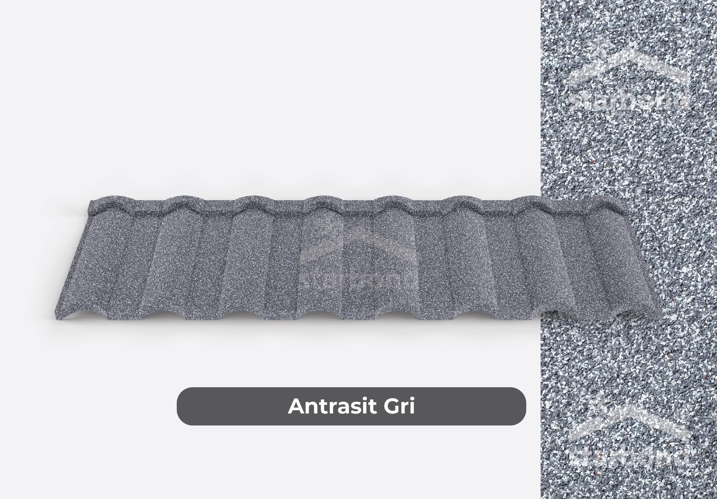 [Alaturka] Metal Kiremit Antrasit Gri StarBond Metal