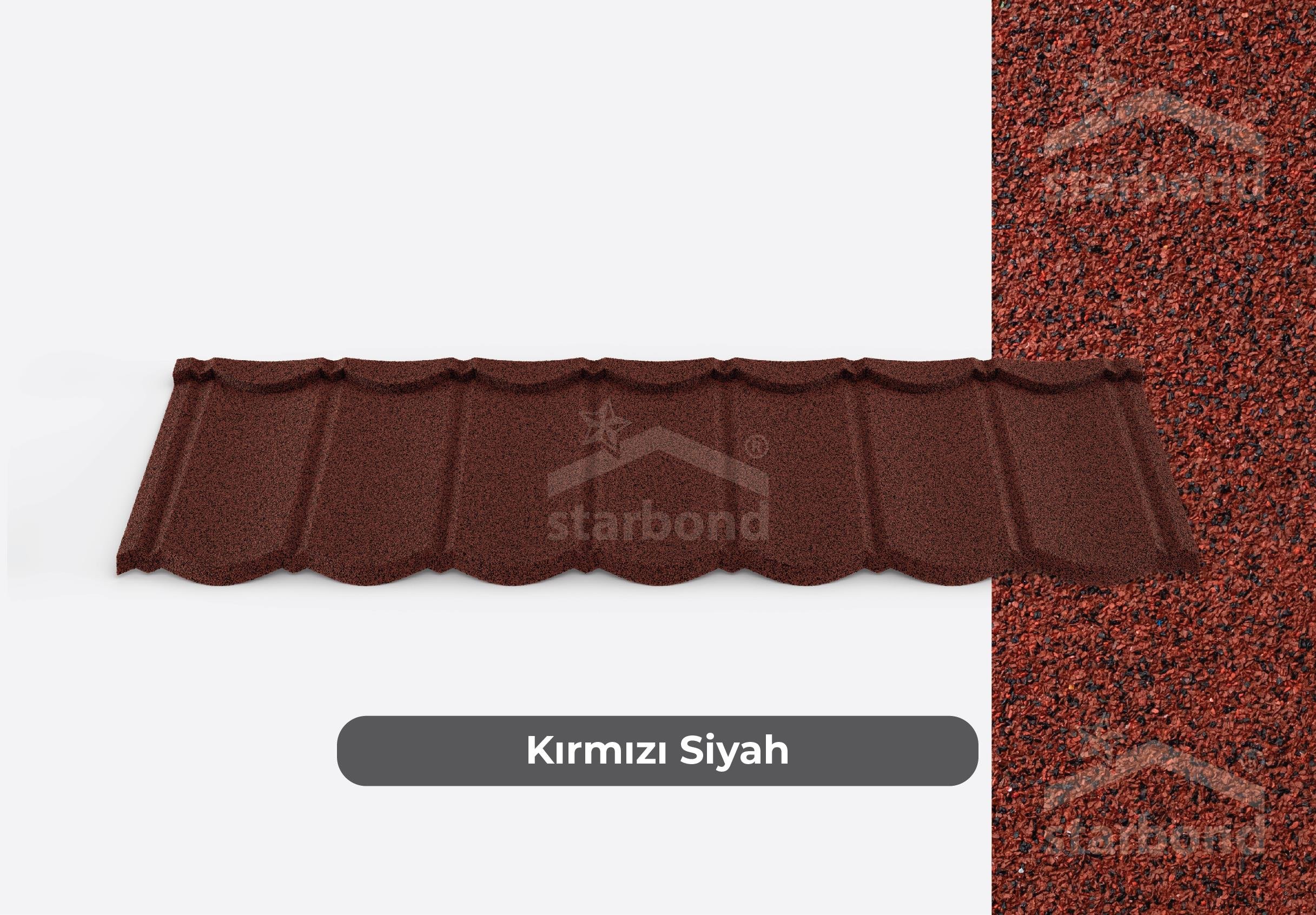 [Classic] Metal Kiremit Kırmızı Siyah StarBond Metal