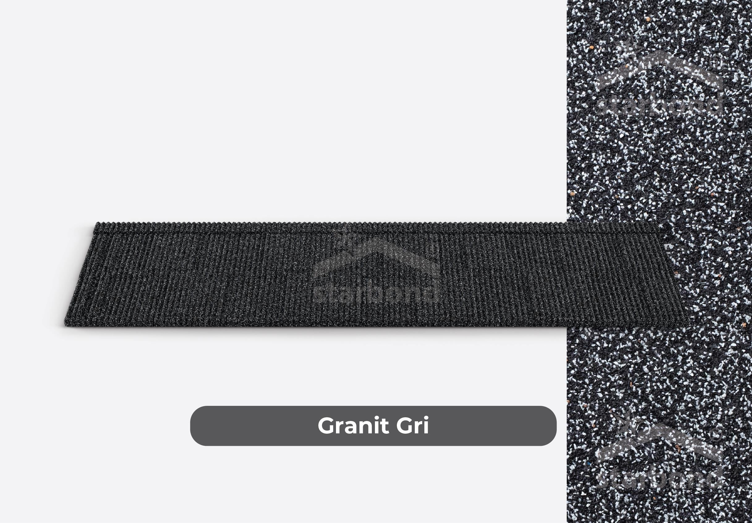 [Senator] Metal Kiremit Granit Gri StarBond Metal