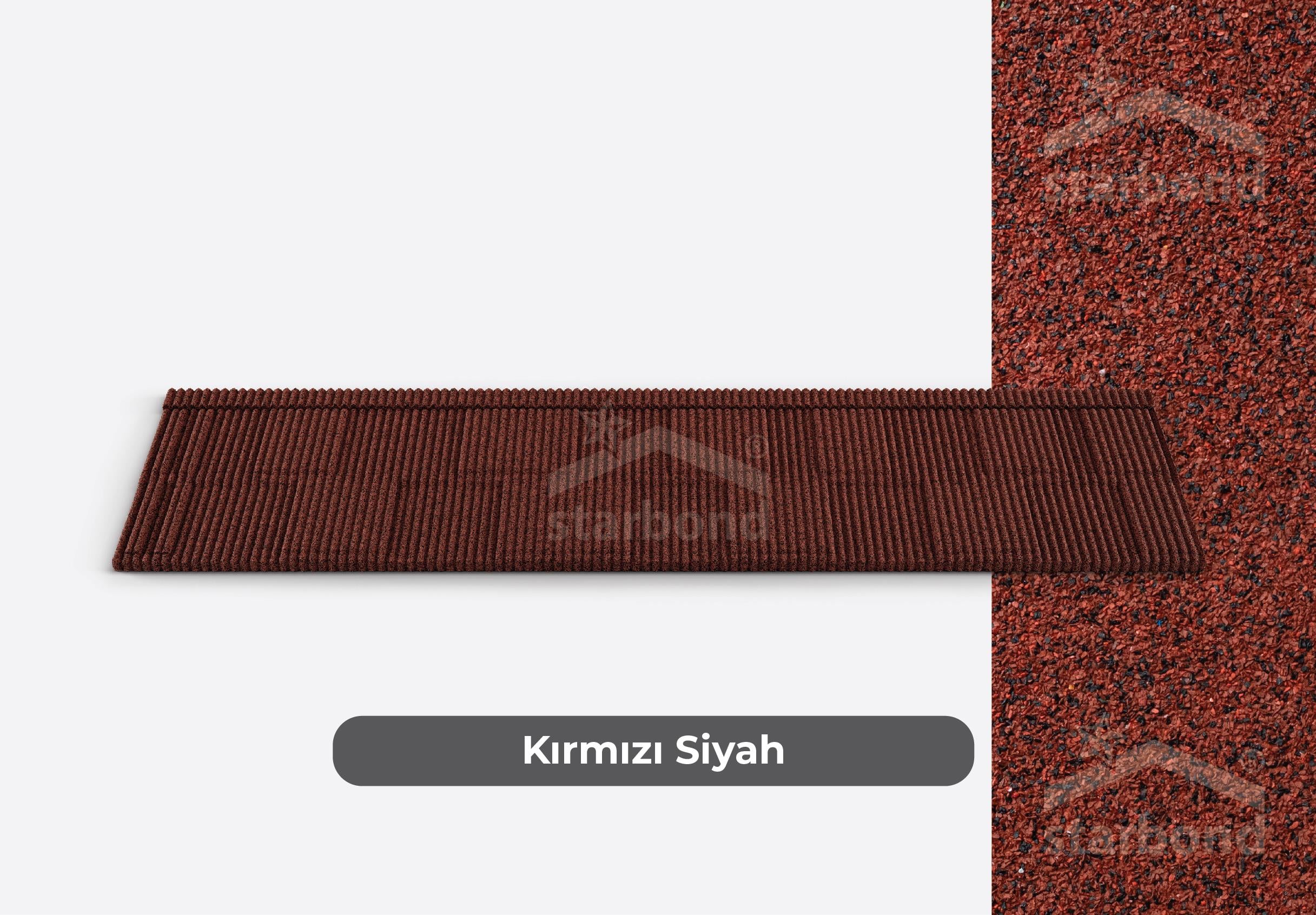 [Senator] Metal Kiremit Sega Kırmızı Siyah StarBond Metal