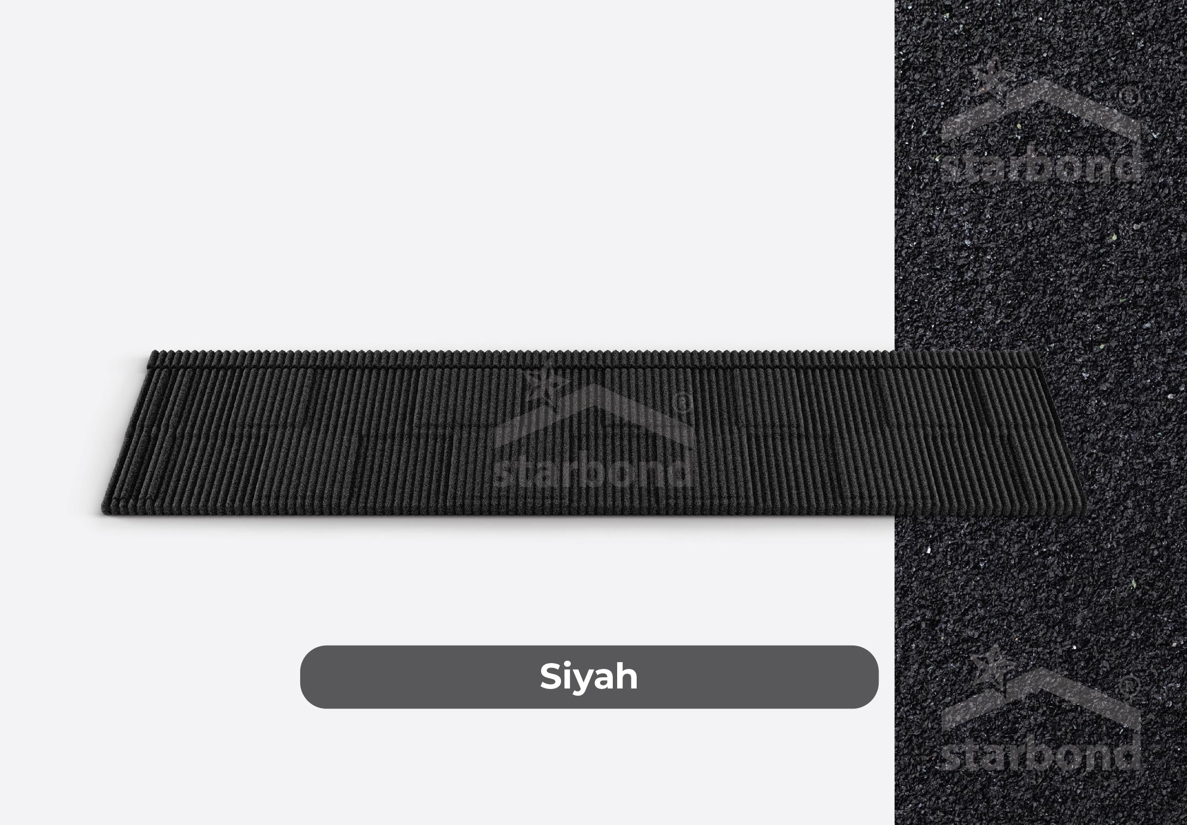 [Senator] Metal Kiremit Siyah StarBond Metal