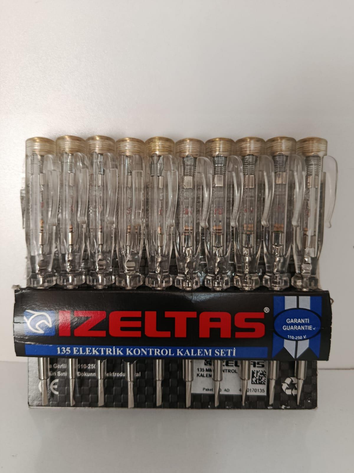 135 mm Asansör Elektrik Kontrol Kalemi  (Düz Uçlu) İZELTAŞ Marka