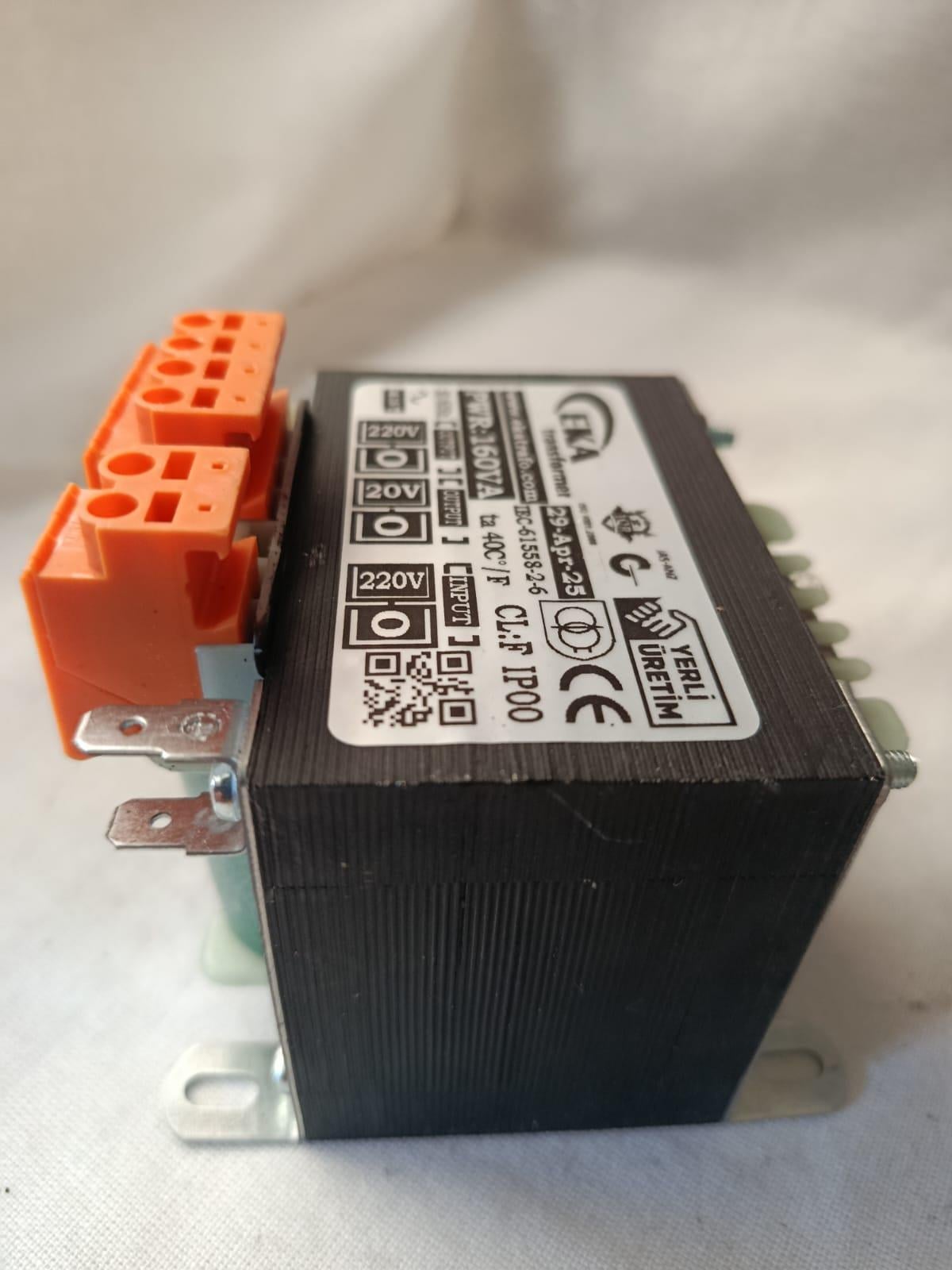 29-Apr-25 PWR 160VA 220*20*220V Asansör İzolasyon ve Besleme Transformatörü (Trafo) EKA Marka