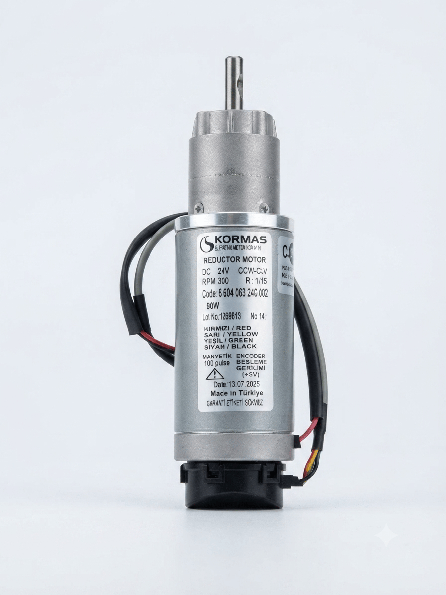 KORMAS CCW-CW 24V 90W Asansör Otomatik Dik Kapı Motoru
