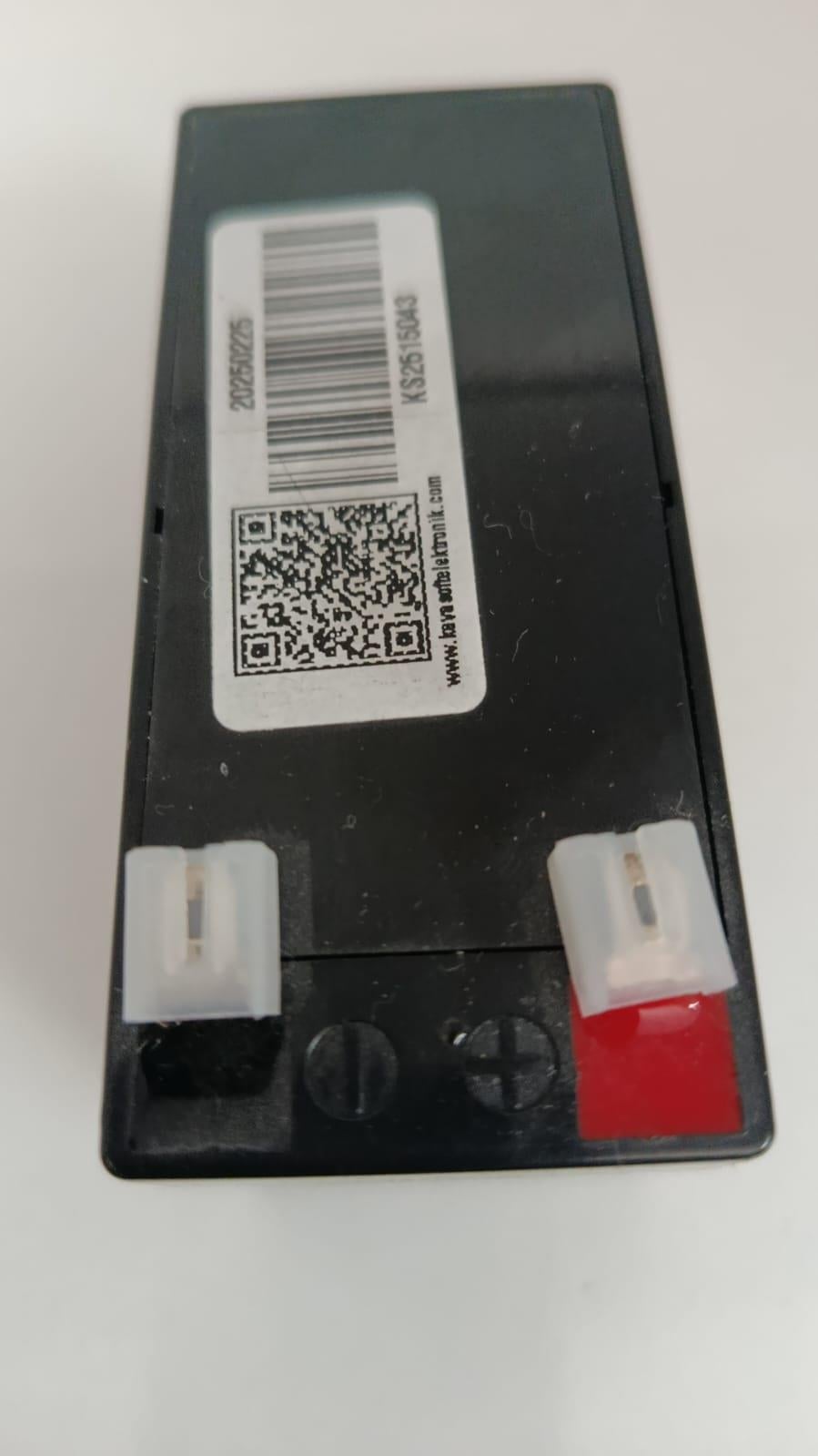 KS1.3-12 12 Volt 1,3 Amper Kuru Tip Mini Kayasaoft Marka Asansör Aküsü (Batarya)