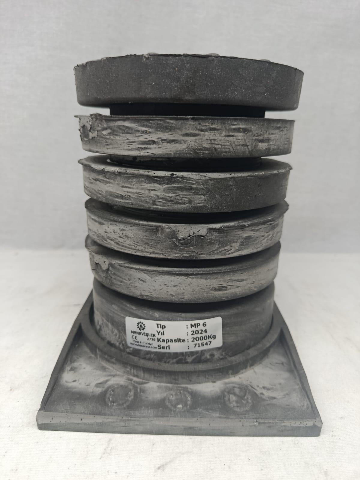 MP 6 2000 Kg Asansör Kuyu Dibi Tamponu MENEVİŞLER Marka