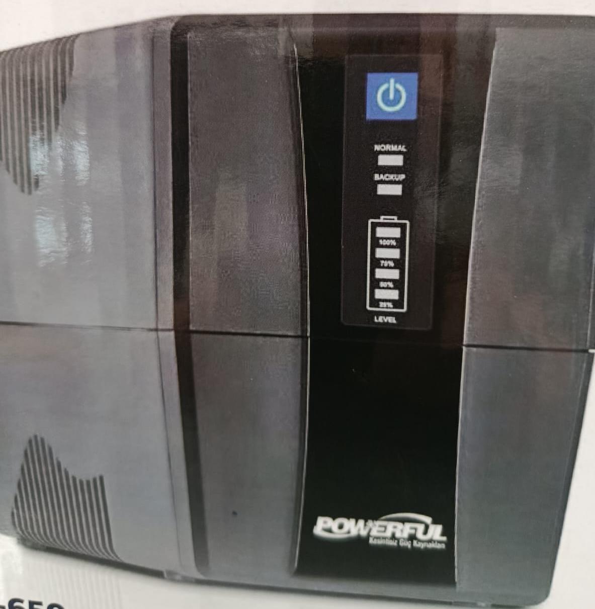 SLE-650 850va 600va Line Intreractive Ups Kesintisiz Güç Kaynağı POWERFUL Marka