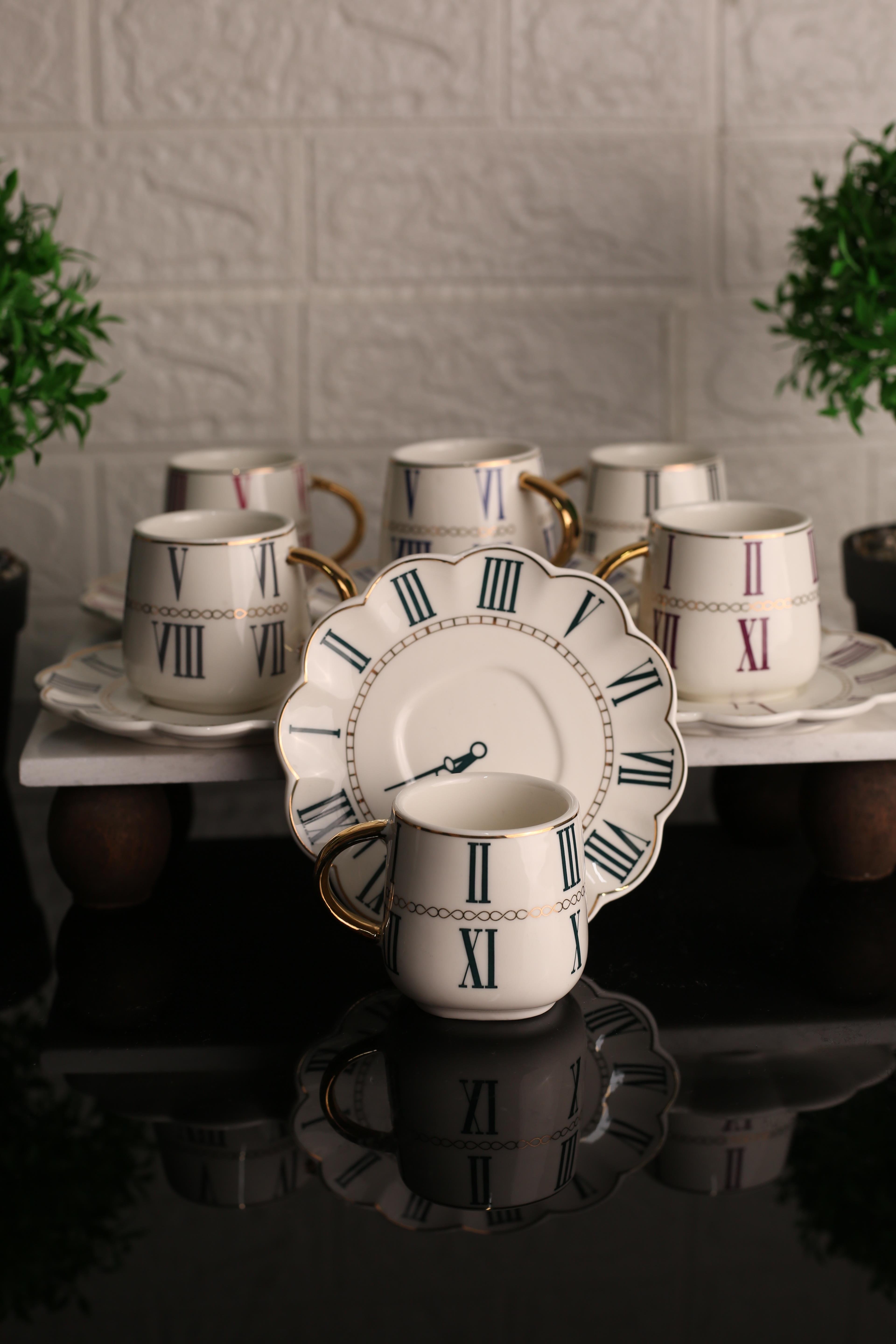 ACAR TIMELESS 6 LI FİNCAN SETİ