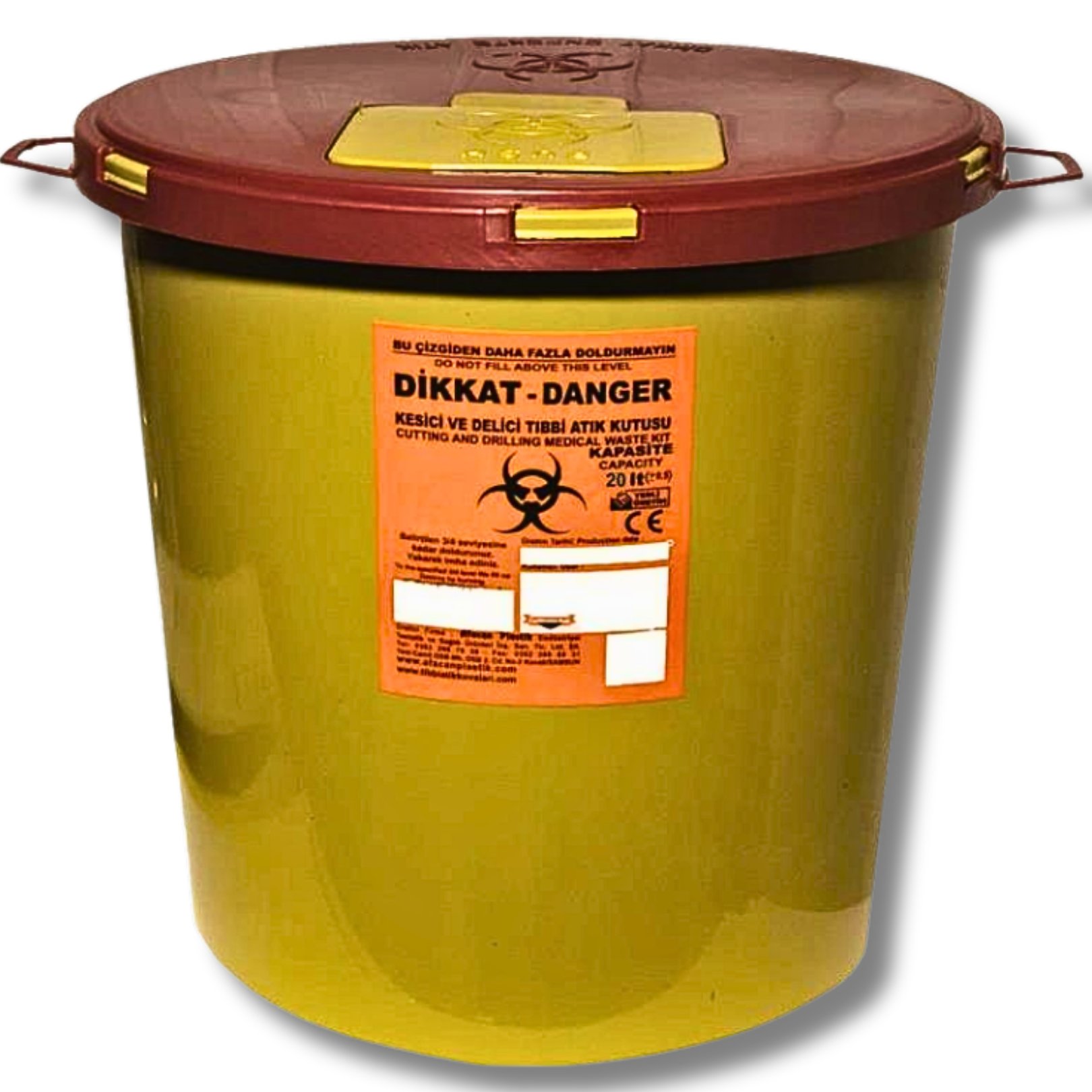 Tıbbi Atık Kovası 5 Litre