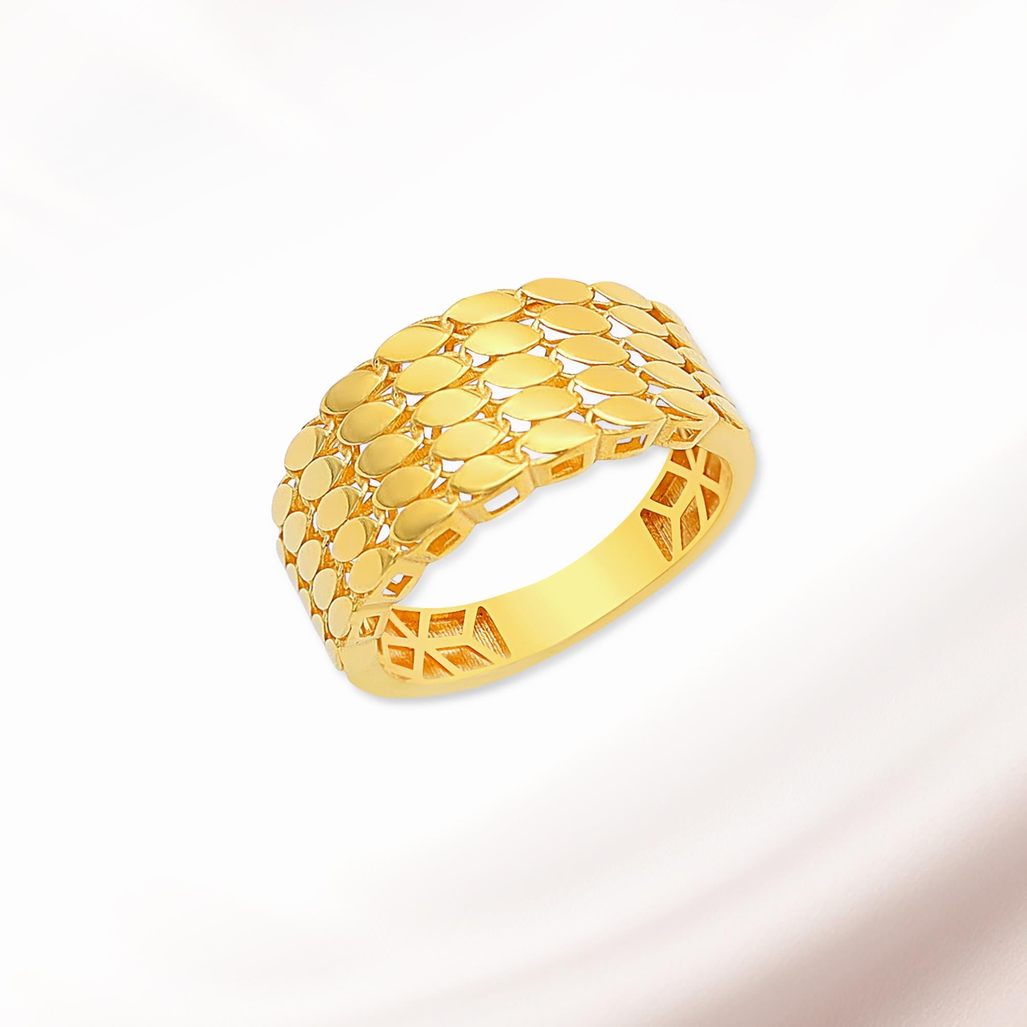 Döküm Yüzük Pullu Model 22K - YZK031