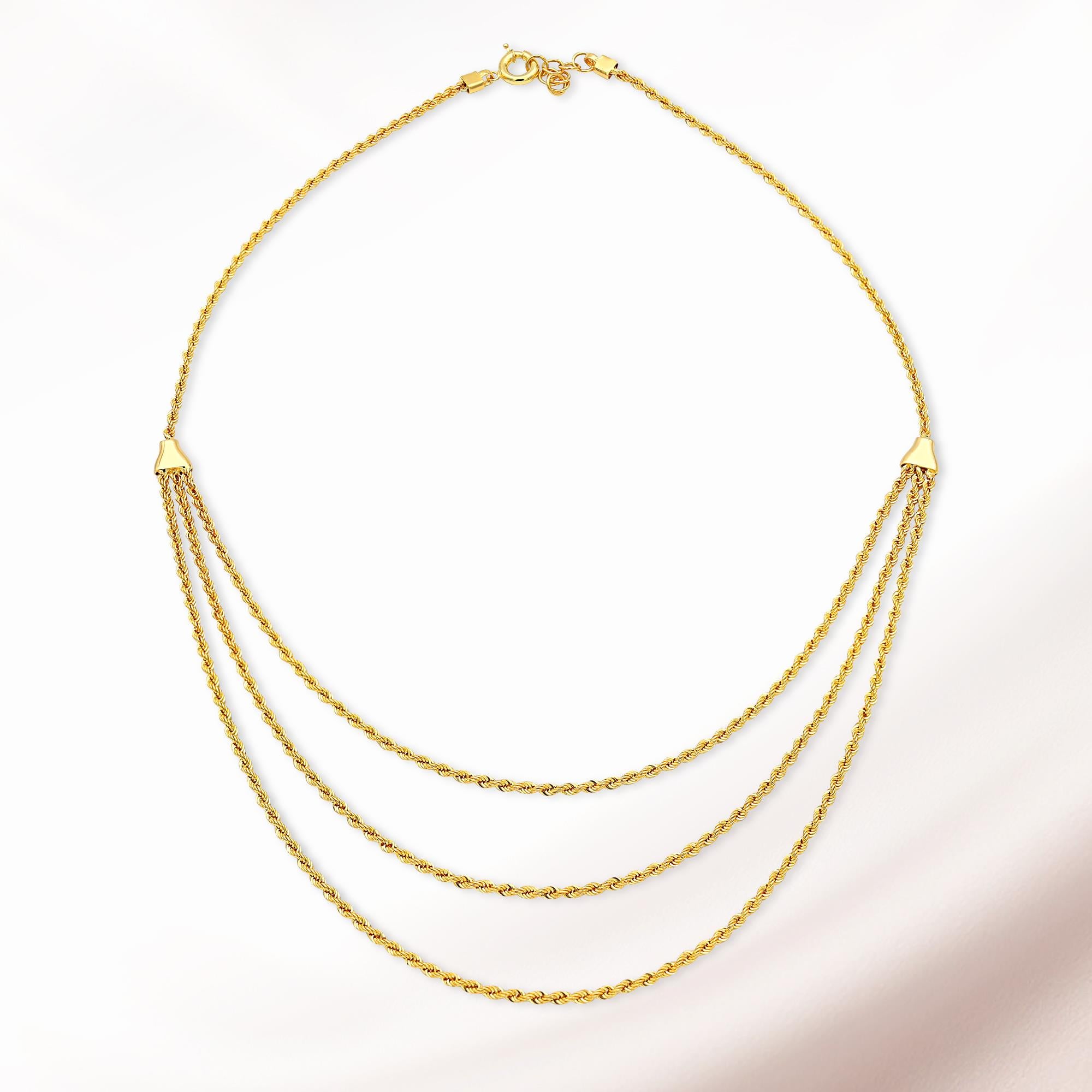 Halat Zincir Set 3 Sıralı 22K - ST028