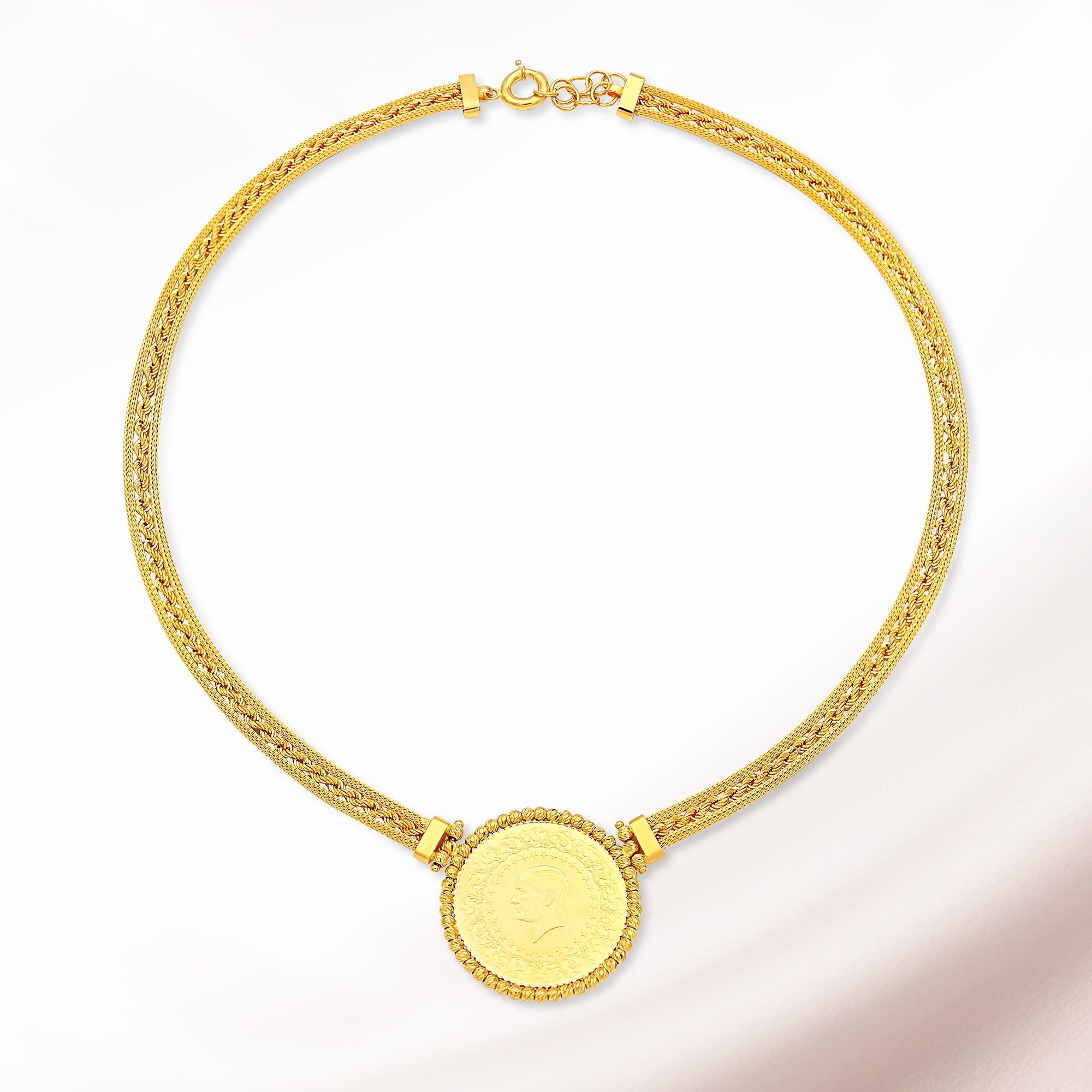Kalze Halat Set Ziynetli 22K - ST026