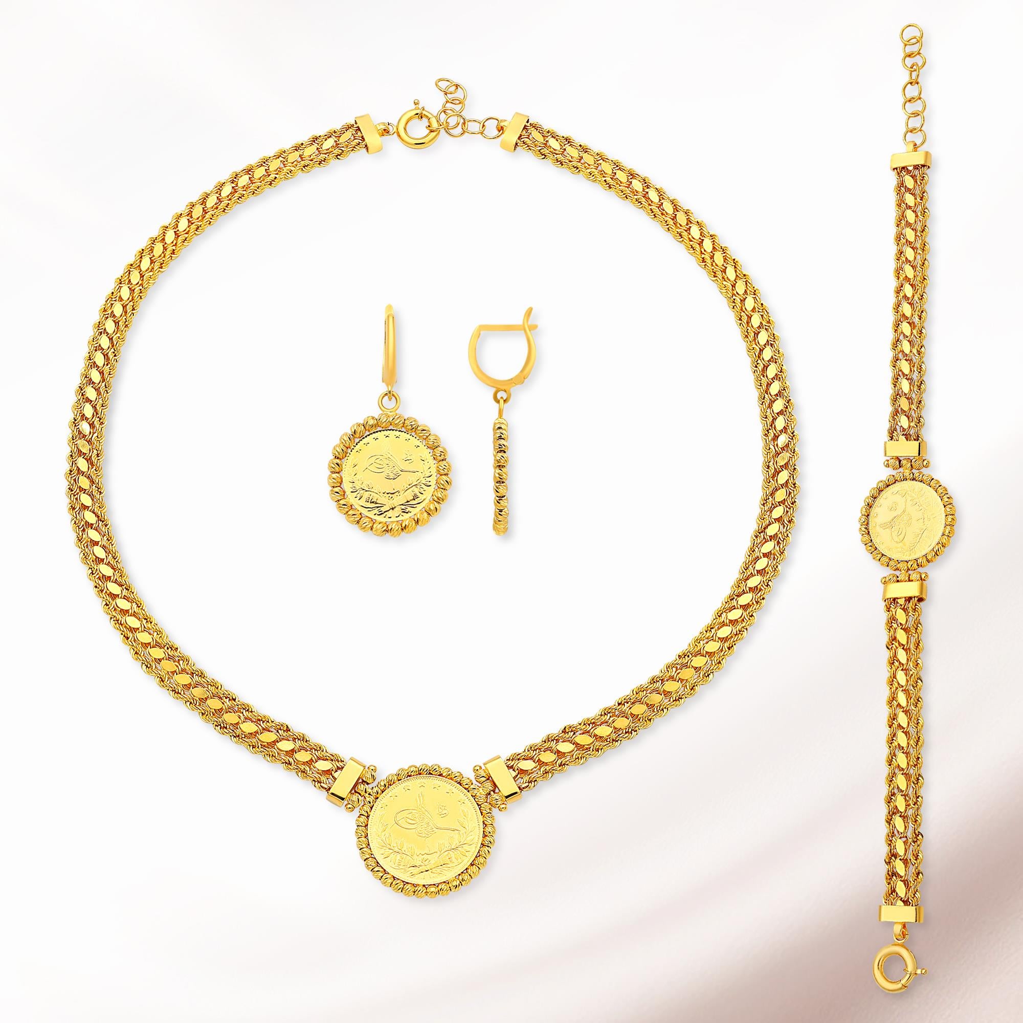 Pullu Halat Set Reşatlı 22K - ST020