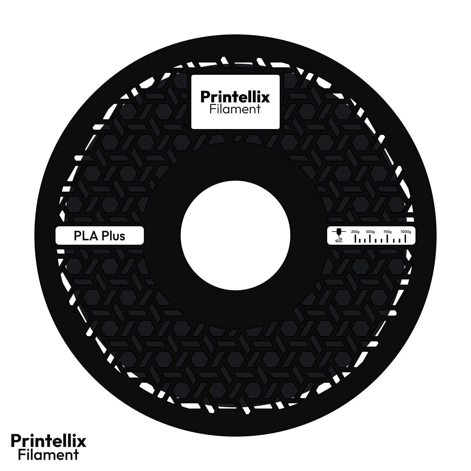 Printellix PLA+ Siyah Filament 1.75mm 1kg