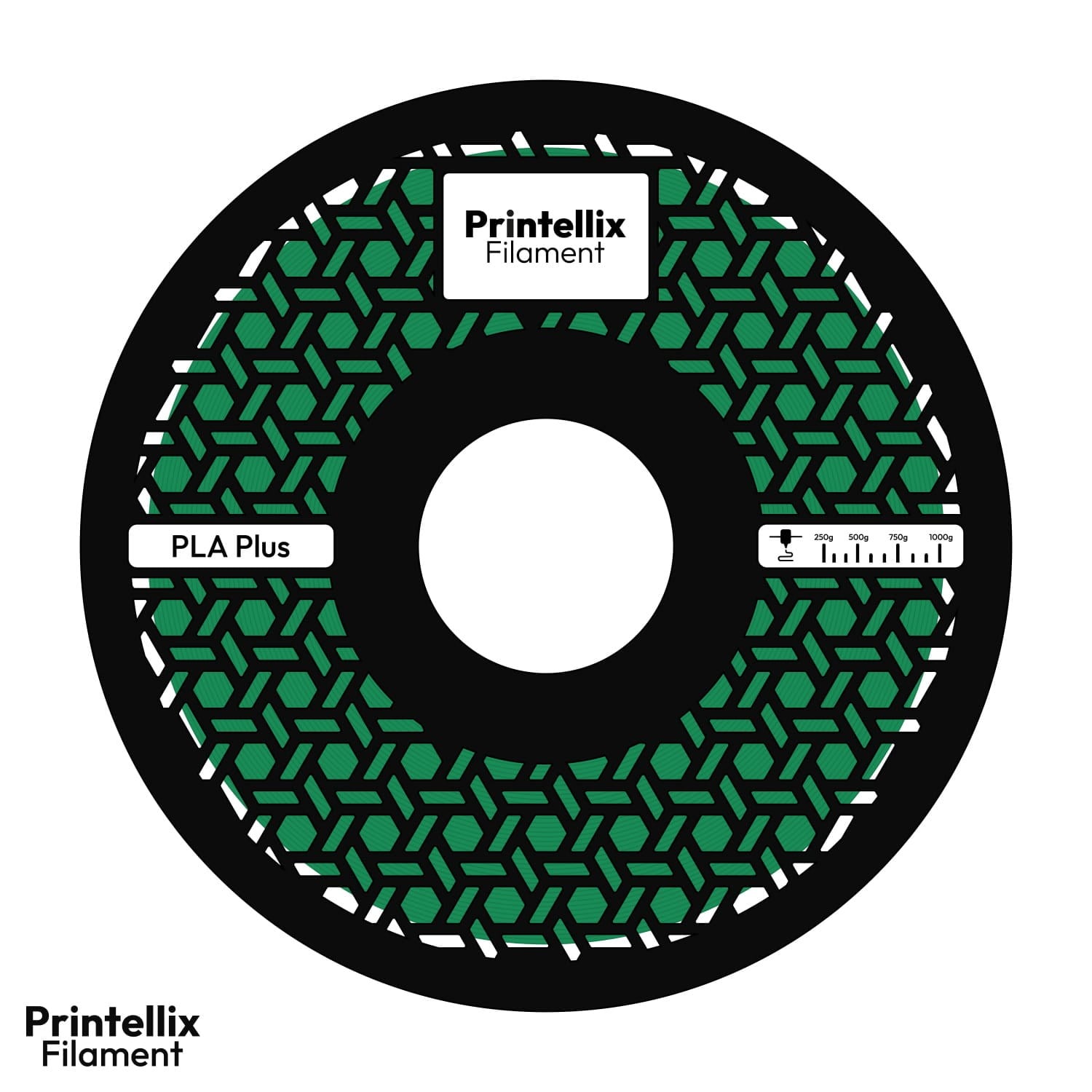 Printellix PLA+ Yeşil Filament 1.75mm 1kg