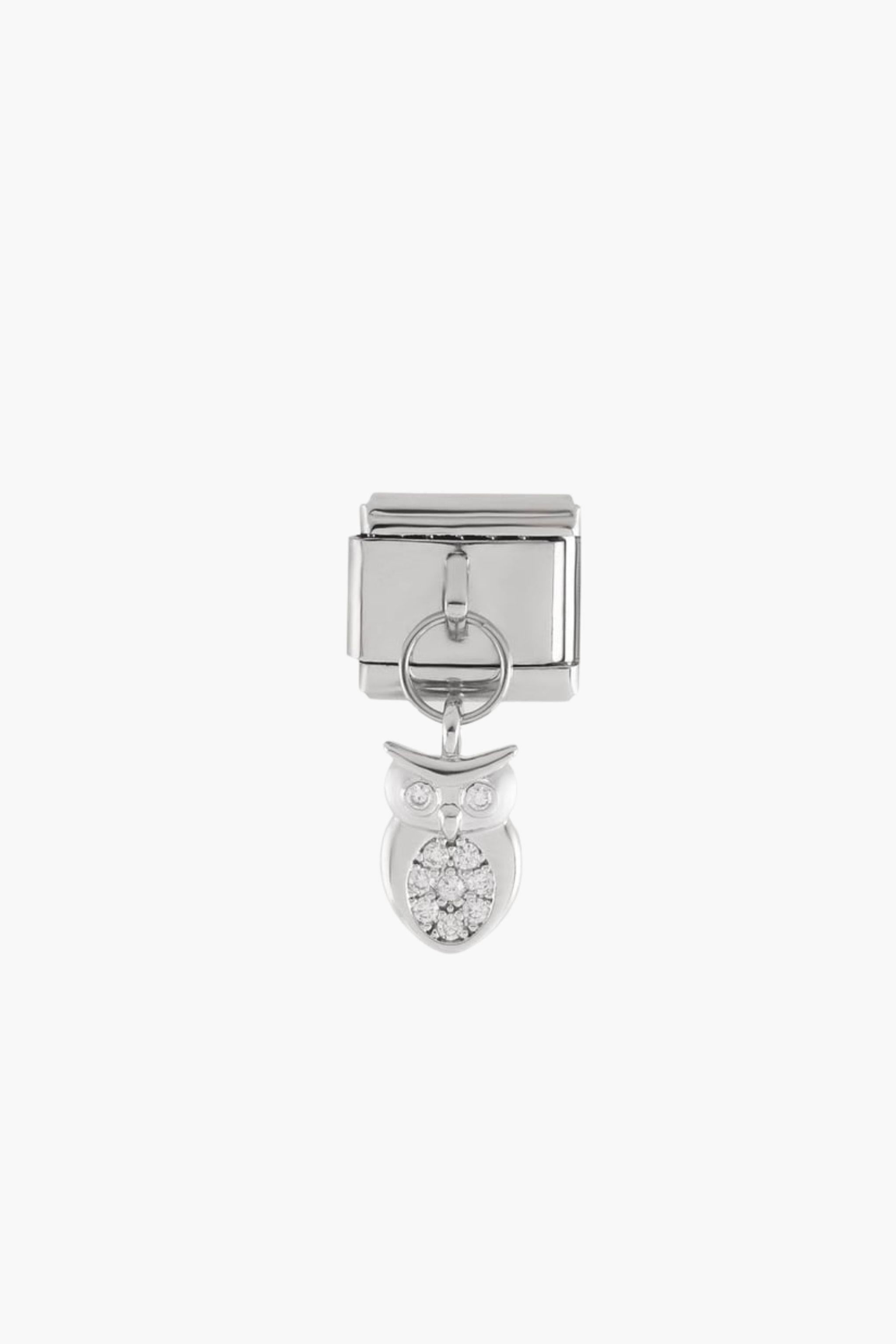 Baykuş Figürlü Sallantılı Charm