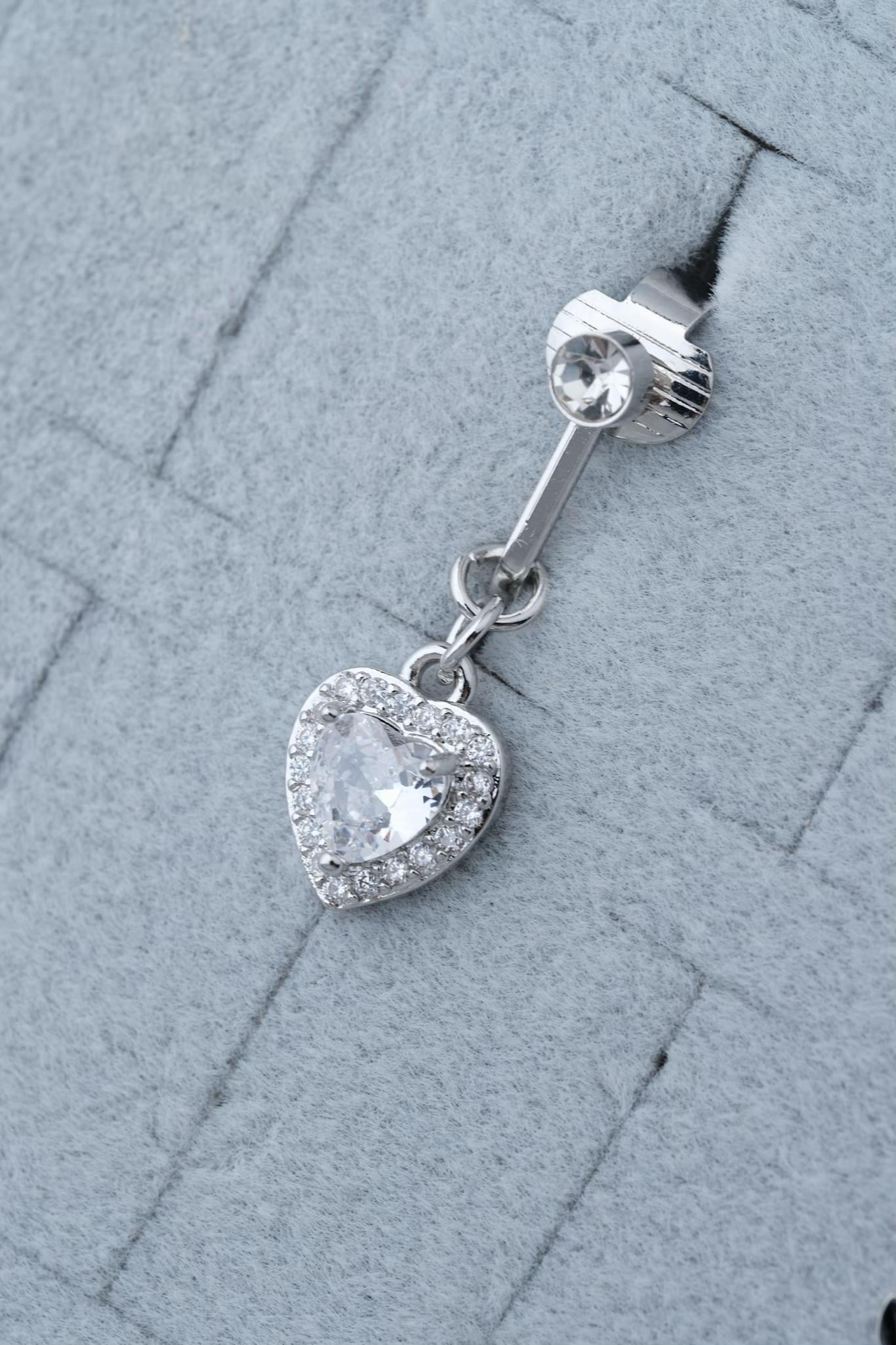 Kıstırmalı Göbek Piercing / Model 107