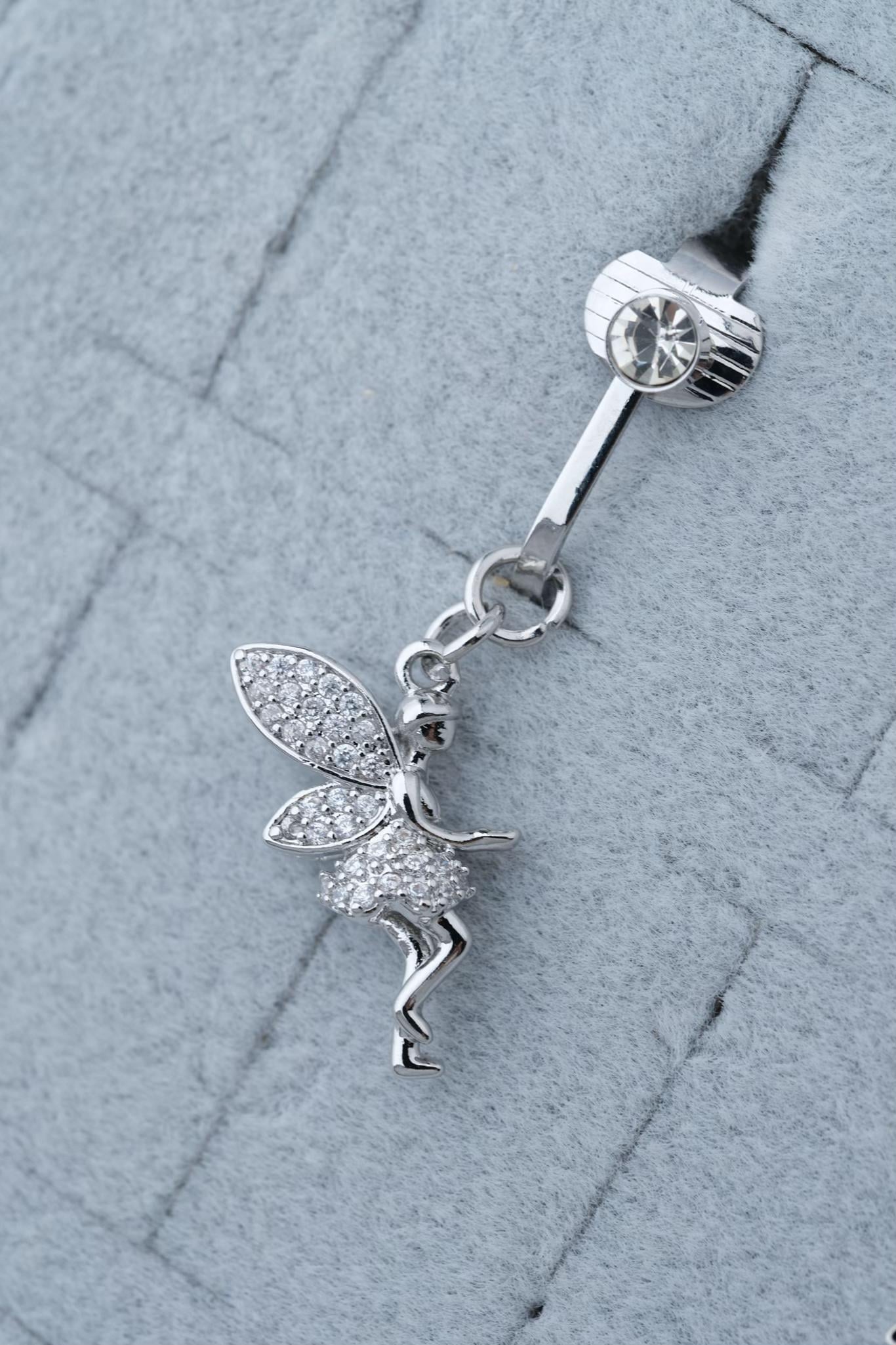 Kıstırmalı Göbek Piercing / Model 107