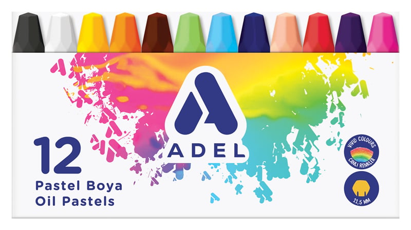 ADEL PASTEL BOYA 12 RENK