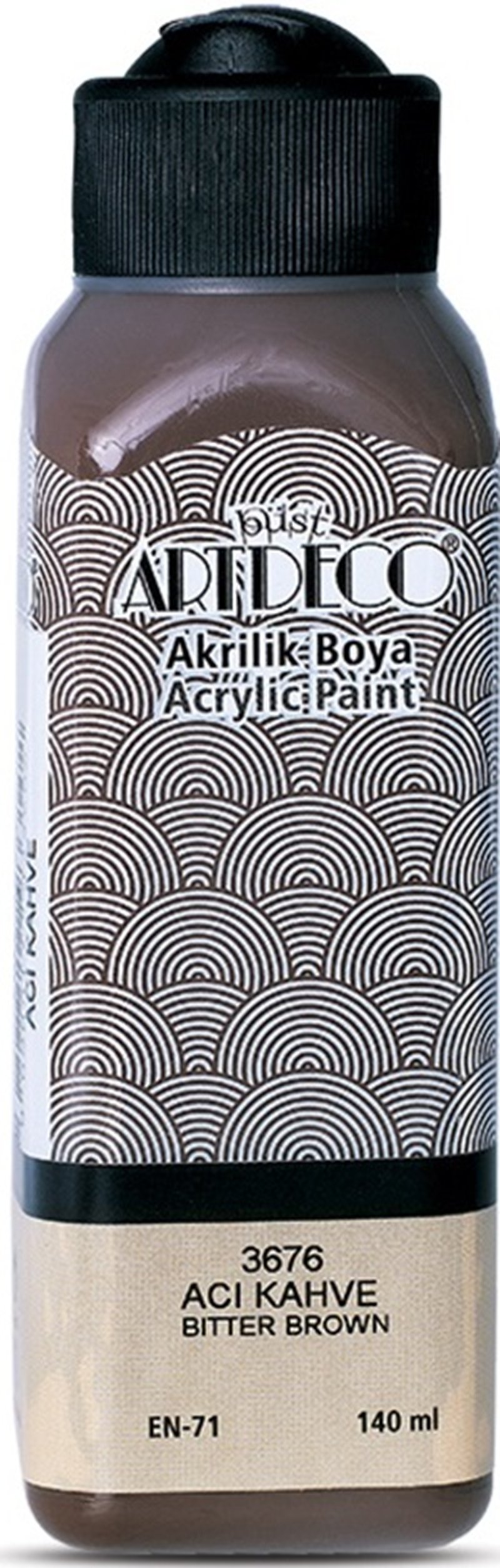 ARTDECO AKRİLİK BOYA 140ML ACI KAHVE 3676