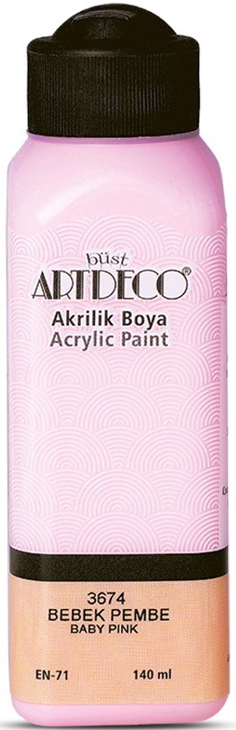 ARTDECO AKRİLİK BOYA 140ML BEBEK PEMBE 3674