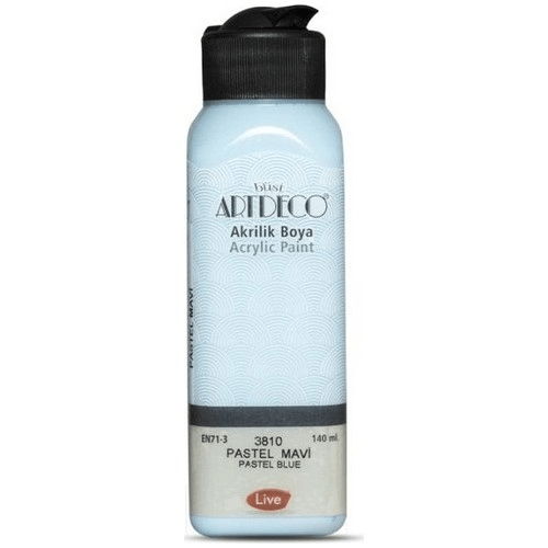ARTDECO AKRİLİK BOYA 140ML PASTEL MAVİ 3810