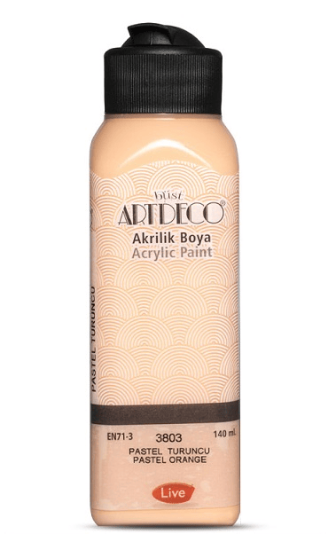 ARTDECO AKRİLİK BOYA 140ML PASTEL TURUNCU 3803